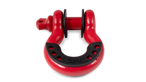 3/4 RED D-RING WITH ISOLATORS (SINGLE)