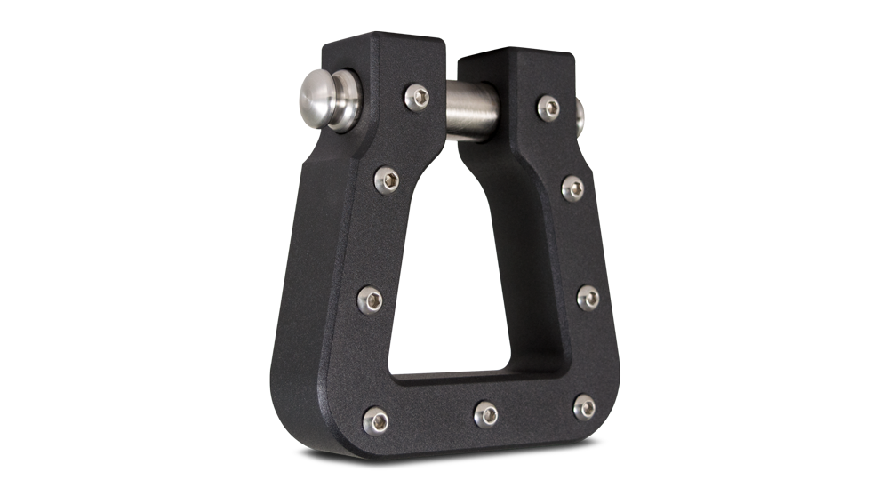 BODY ARMOR 4X4 MEGA D-RING BLACK (SINGLE)