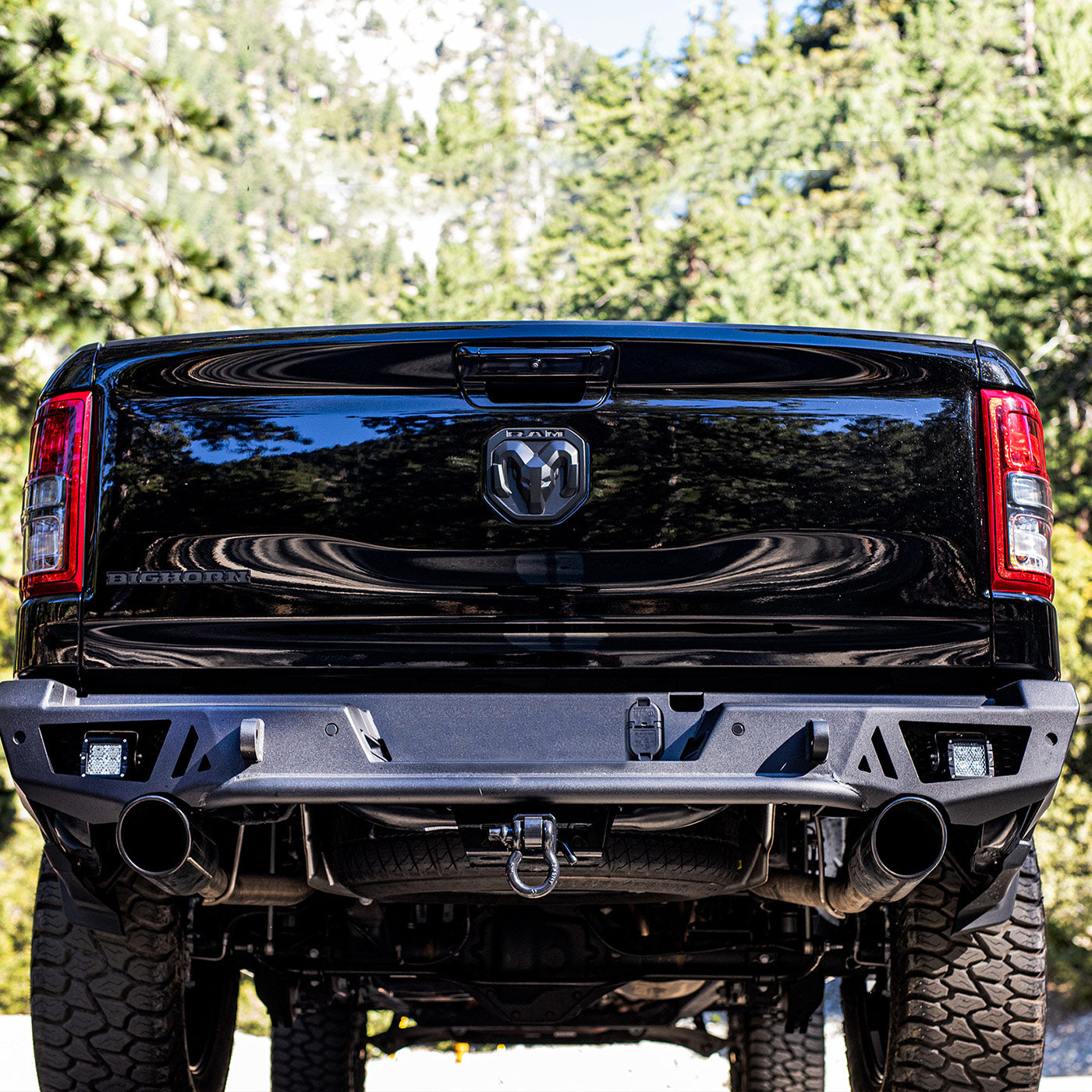 Dodge Ram 1500 rear ambush bumper by Body Armor 4x4.