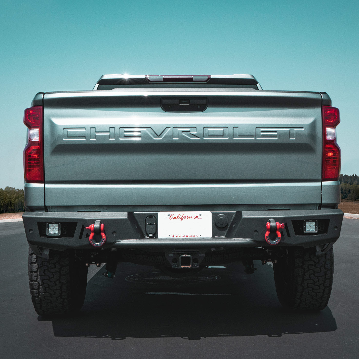 Chevrolet Silverado 1500 with Body Armor 4x4 Ambush rear bumper