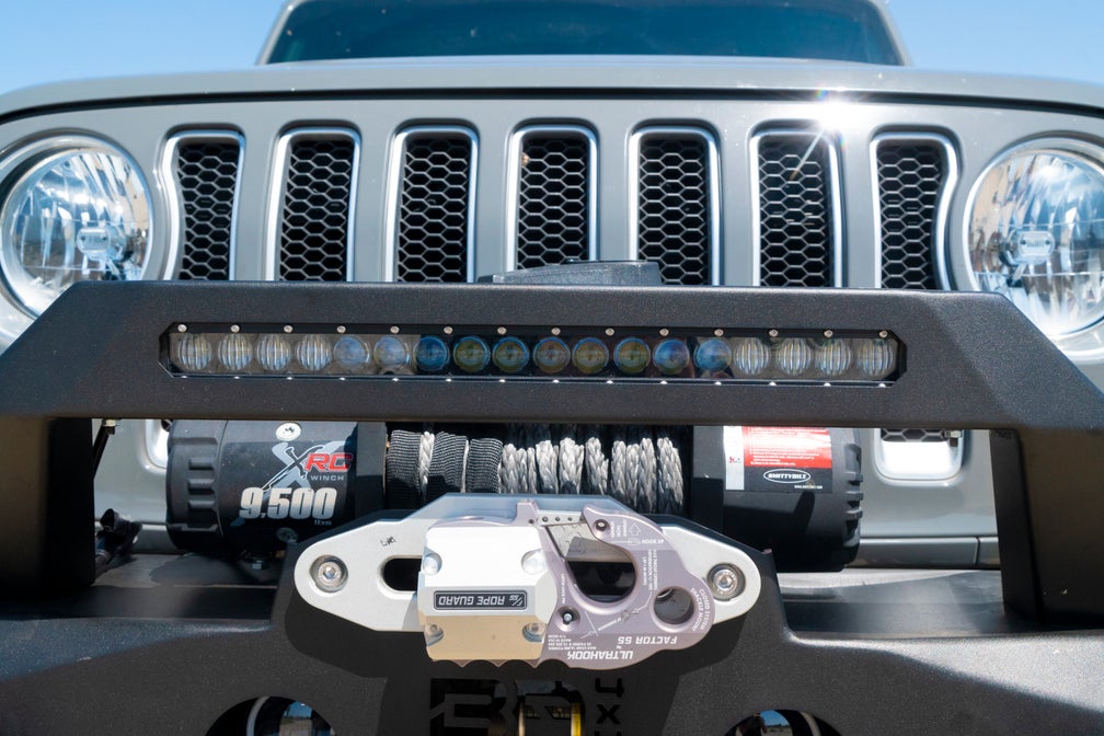 18" SINGLE ROW BLACKOUT LED LIGHT BAR