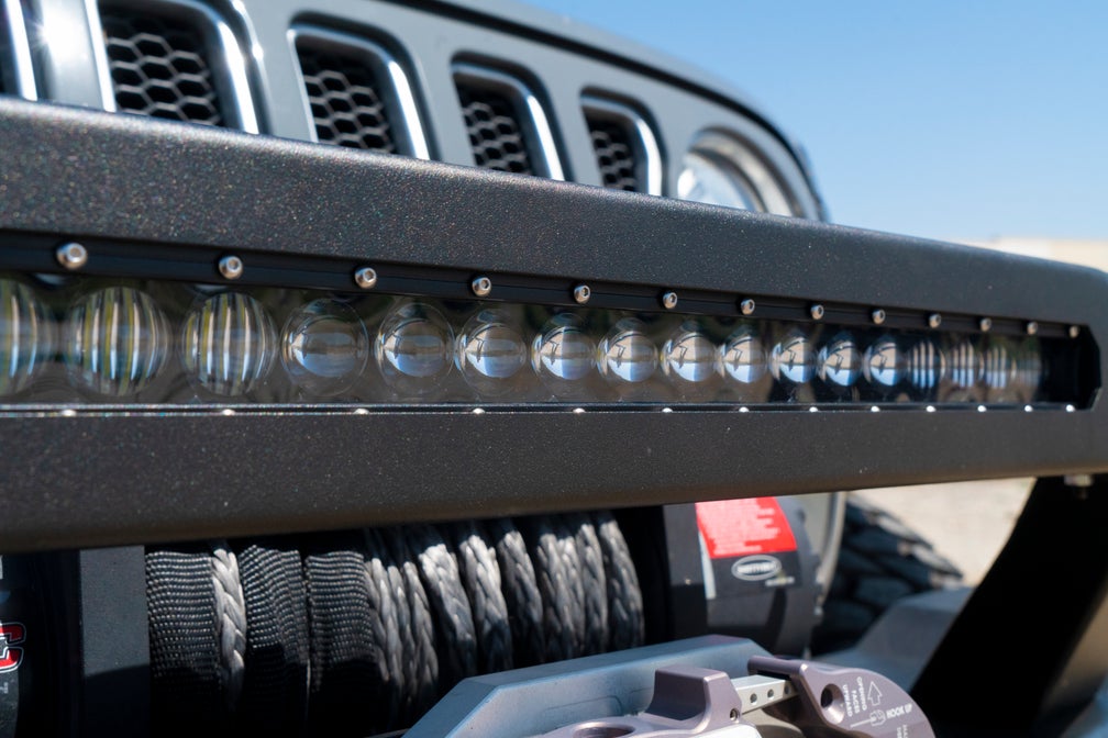 18" SINGLE ROW BLACKOUT LED LIGHT BAR
