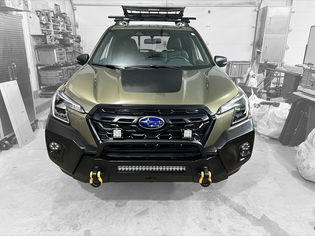 BODY ARMOR 4X4 2019 2023 SUBARU FORESTER HILINE FRONT WINCH BUMPER