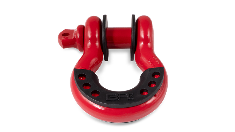 BODY ARMOR 4X4 3/4 RED D-RING WITH ISOLATORS (SINGLE)