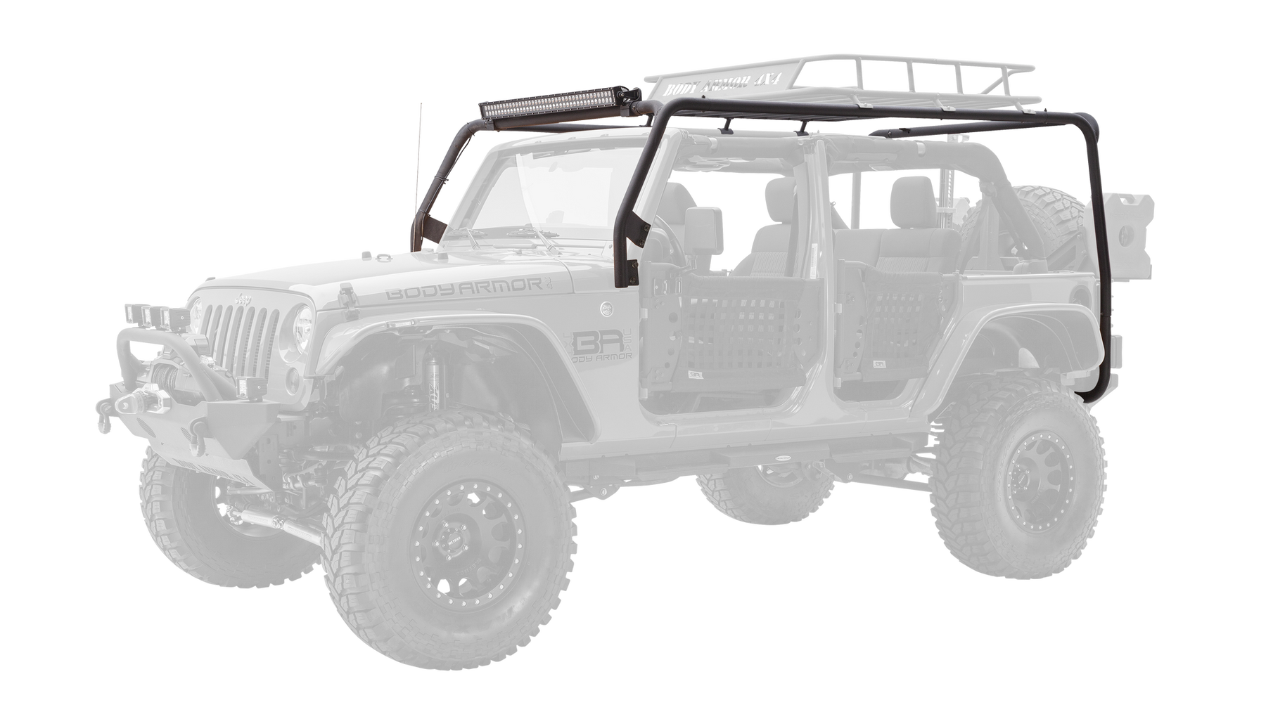 2007 2018 JEEP WRANGLER JK 2 4 DOOR CARGE ROOF RACK BOX 1 OF 2